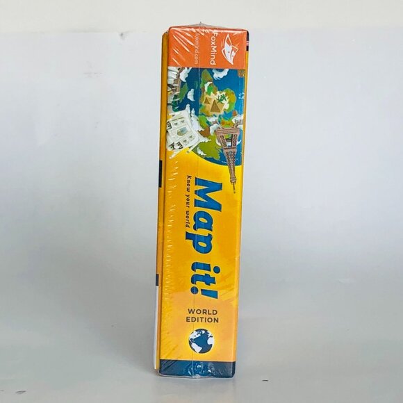 New Sealed FoxMind Games Map It Know your World (World Edition) For Age 10+ - Picture 9 of 13